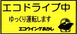 エコドライブ中